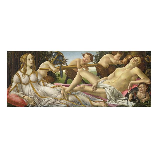 Framed portrait prints Sandro Botticelli - Venus And Mars