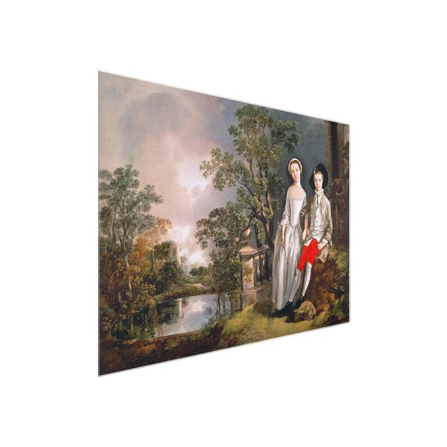 Contemporary art prints Thomas Gainsborough - Portrait Of Heneage Lloyd And His Sister