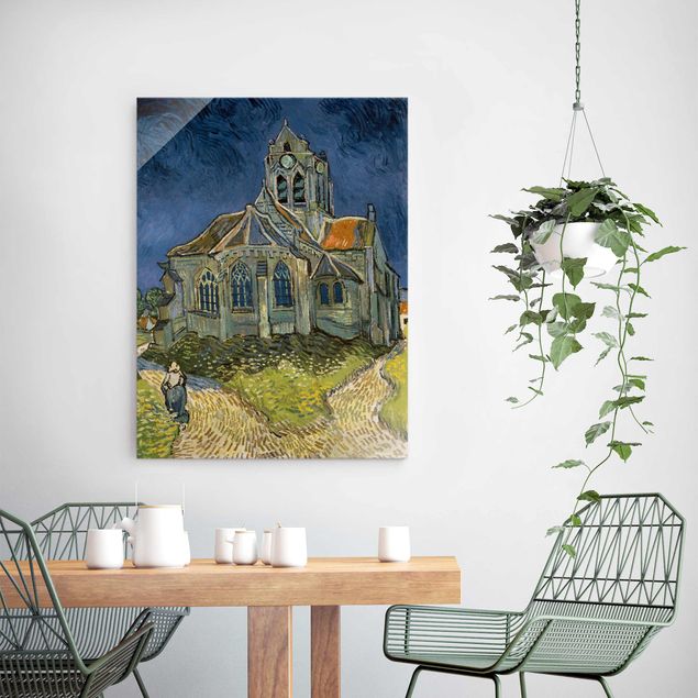 Impressionist art Vincent van Gogh - The Church at Auvers