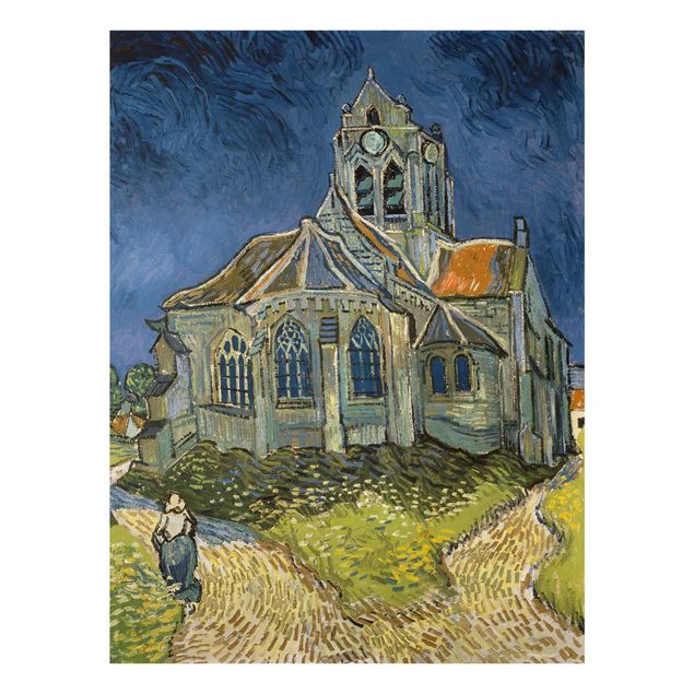 Art styles Vincent van Gogh - The Church at Auvers