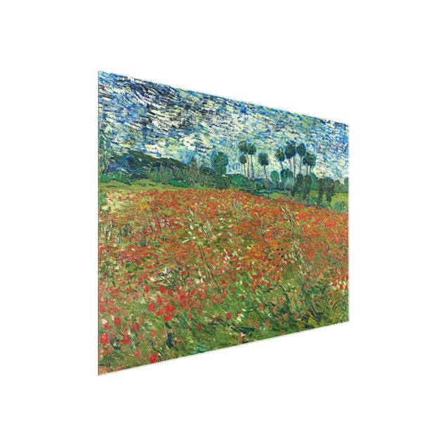 Impressionist art Vincent Van Gogh - Poppy Field