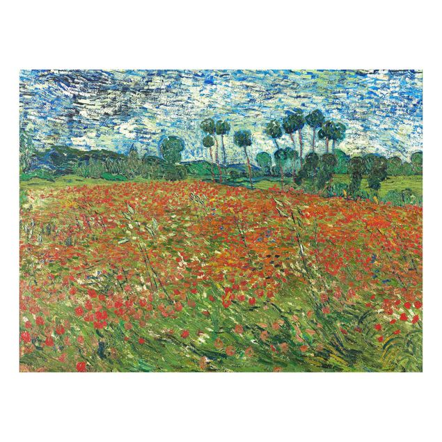 Post impressionism Vincent Van Gogh - Poppy Field
