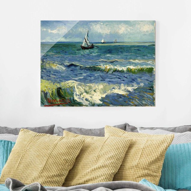 Pointillism Vincent Van Gogh - Seascape Near Les Saintes-Maries-De-La-Mer