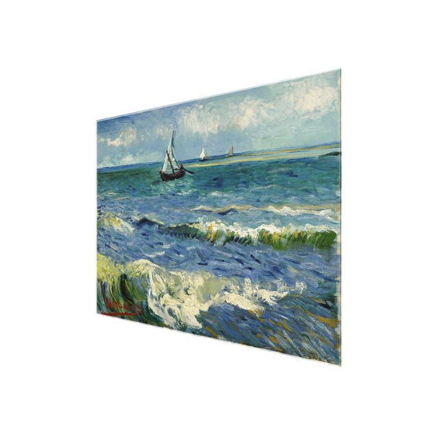 Prints landscape Vincent Van Gogh - Seascape Near Les Saintes-Maries-De-La-Mer