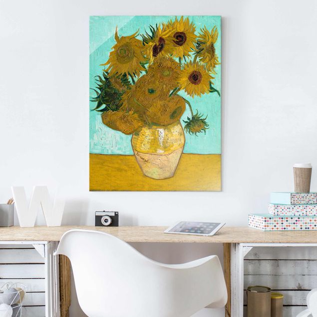 Impressionist art Vincent van Gogh - Sunflowers
