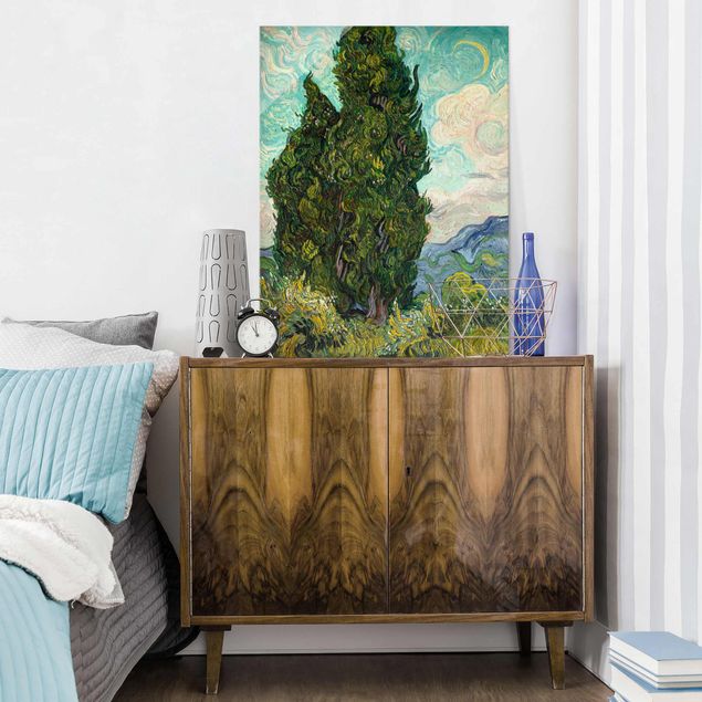 Impressionist art Vincent van Gogh - Cypresses