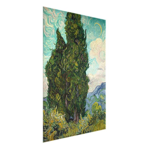 Post impressionism Vincent van Gogh - Cypresses