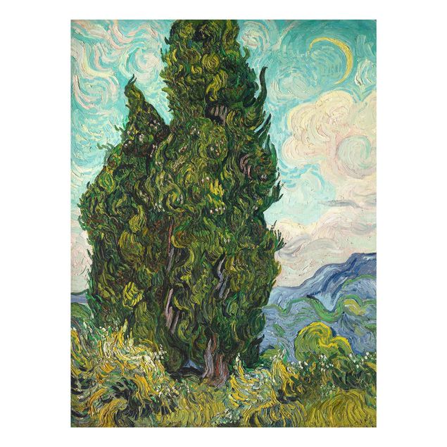 Art styles Vincent van Gogh - Cypresses