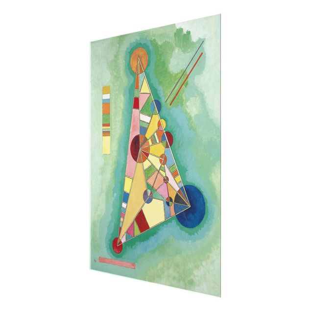 Prints modern Wassily Kandinsky - Variegation in the Triangle