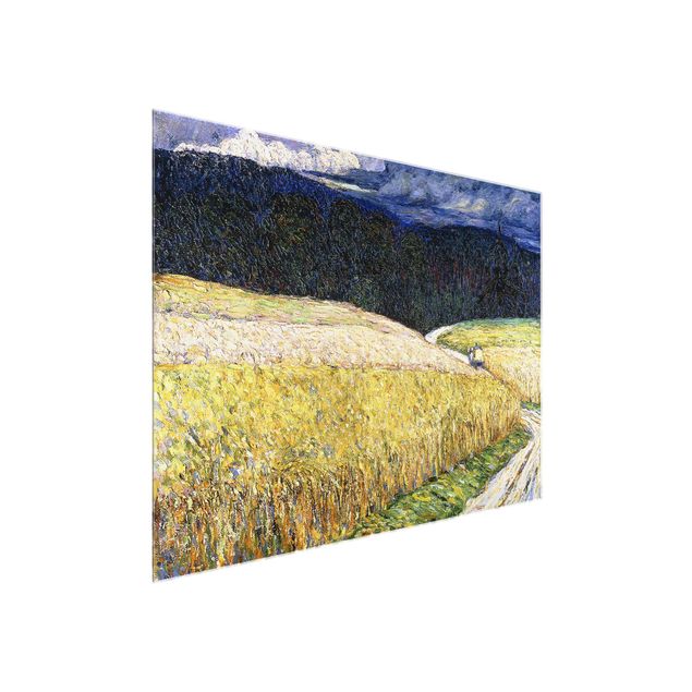 Landscape canvas prints Wassily Kandinsky - Kallmünz - Thunderstorm (The Stagecoach)