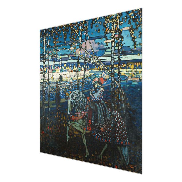 Prints modern Wassily Kandinsky - Riding Paar