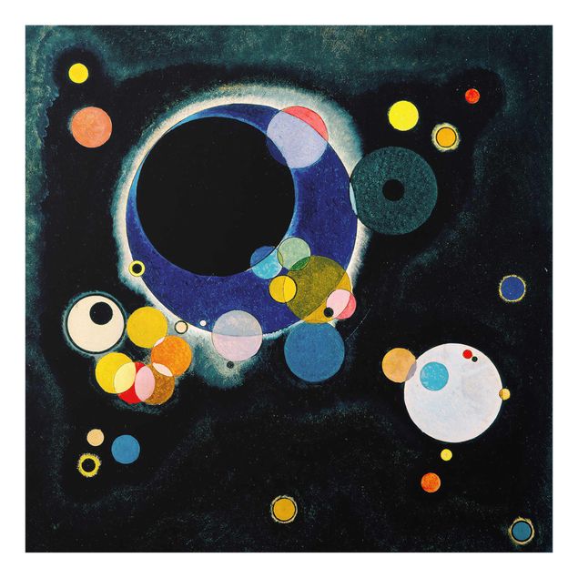 Prints abstract Wassily Kandinsky - Sketch Circles