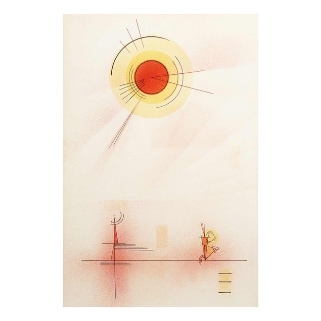 Prints abstract Wassily Kandinsky - Rays