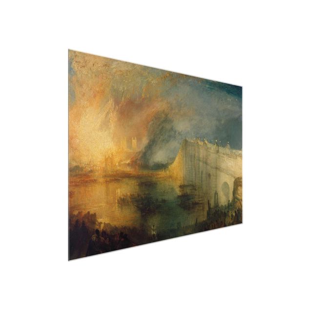 Romantic style art William Turner - The Burning Of The Houses Of Lords And Commons