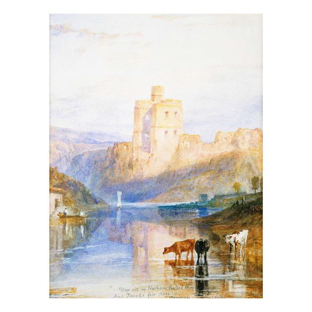 Art posters William Turner - Norham Castle
