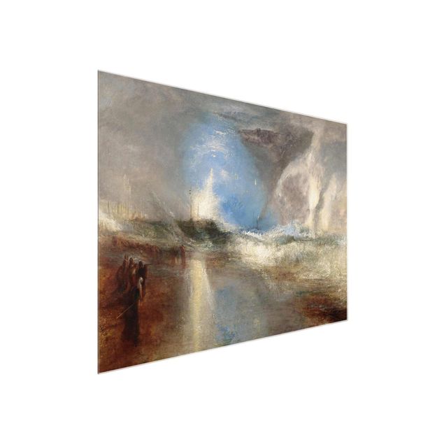 Beach canvas art William Turner - Rockets And Blue Lights (Close At Hand) To Warn Steamboats Of Shoal Water
