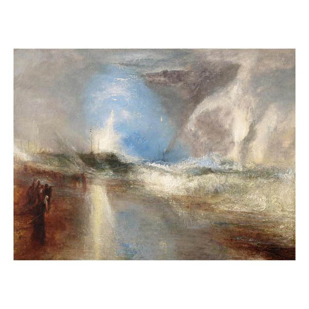 Sea life prints William Turner - Rockets And Blue Lights (Close At Hand) To Warn Steamboats Of Shoal Water