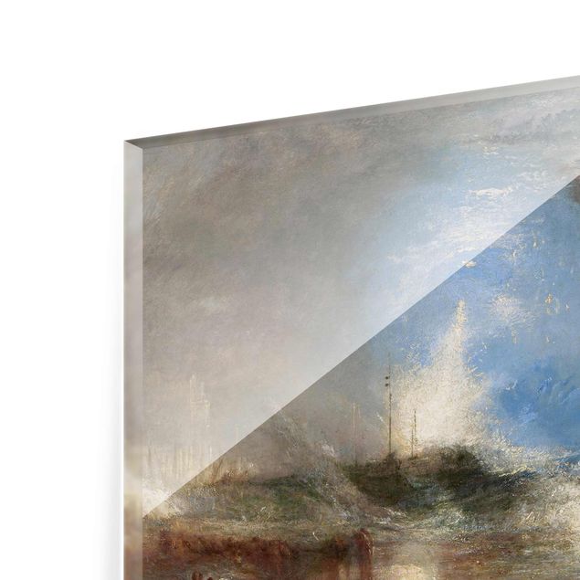 Glass prints landscape William Turner - Rockets And Blue Lights (Close At Hand) To Warn Steamboats Of Shoal Water