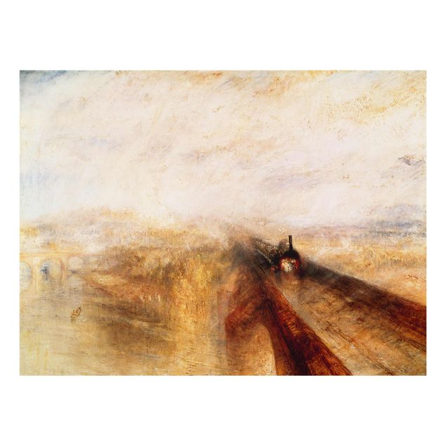 Abstract canvas wall art William Turner - The Great Western Railway