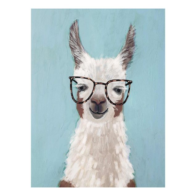 Prints modern Lama With Glasses II