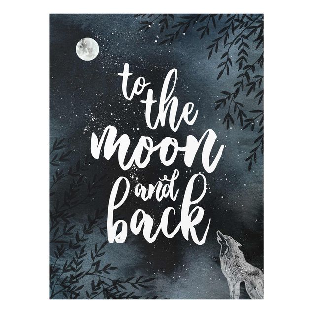 Prints Love You To The Moon And Back