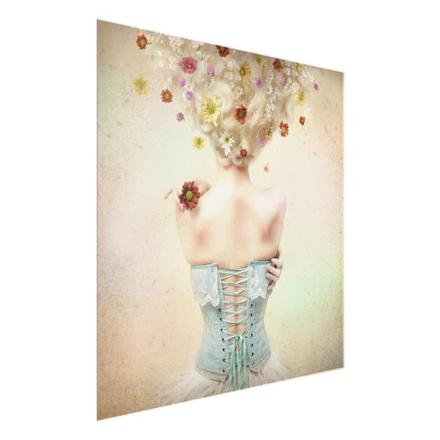 Nude art prints Girl From The Flower Garden