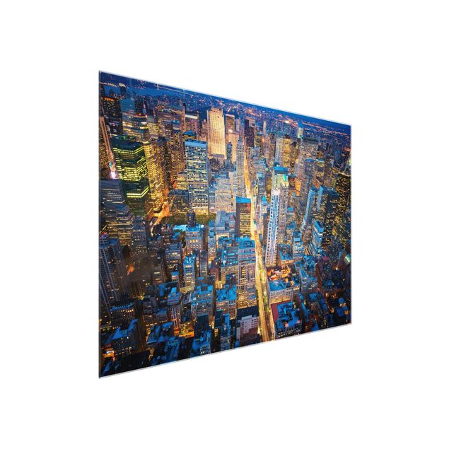 Glass prints architecture and skylines Midtown Manhattan