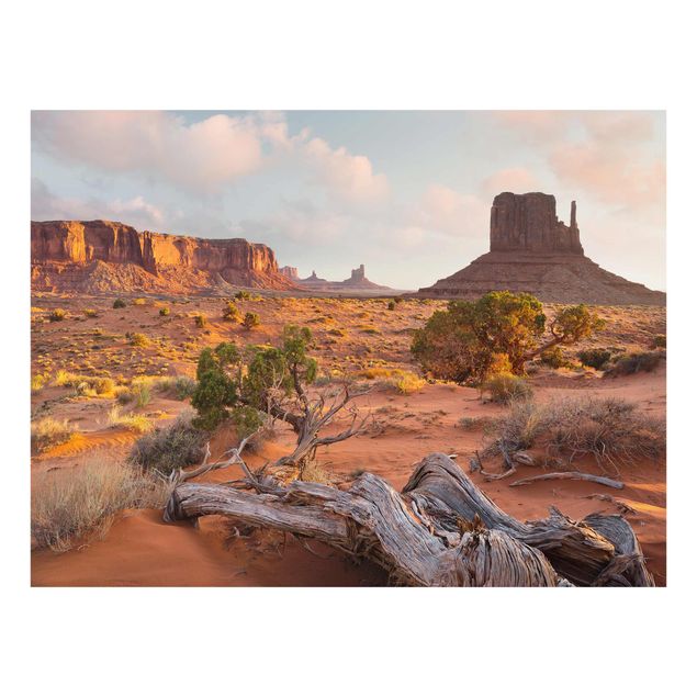 Glass prints landscape Monument Valley Navajo Tribal Park Arizona