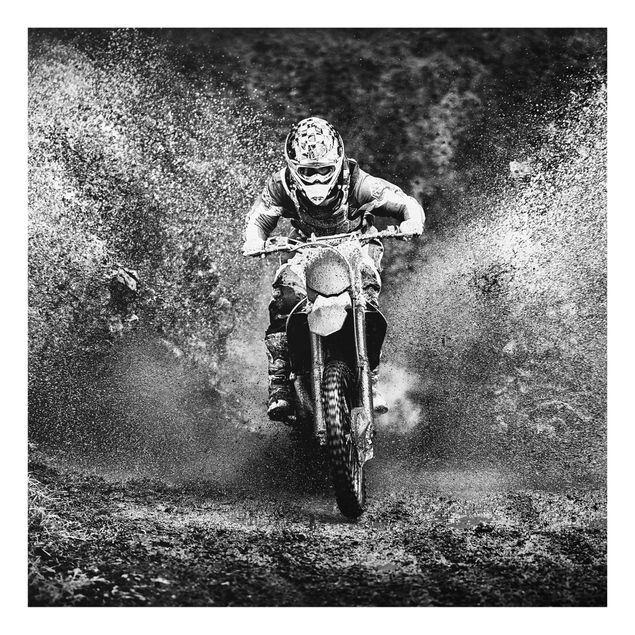 Sports wall art Motocross In The Mud