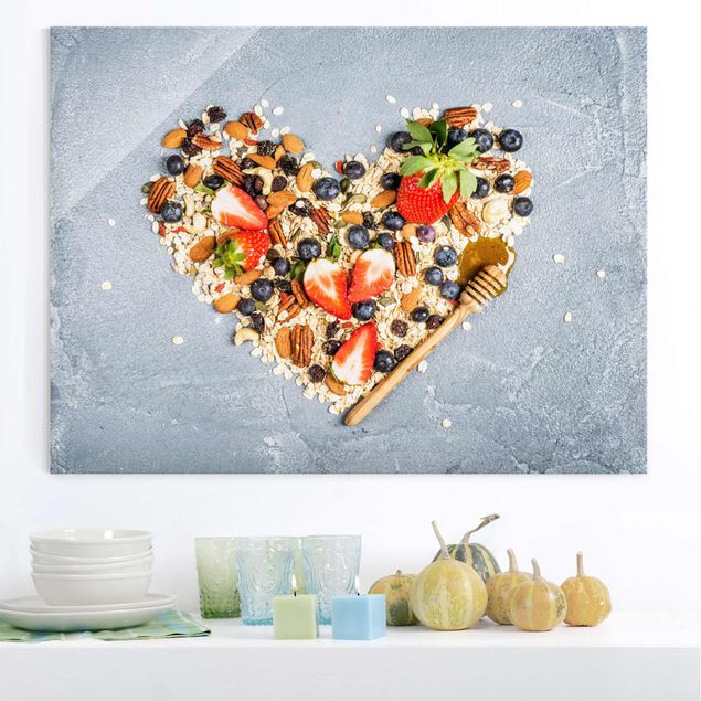 Contemporary art prints Heart Of Cereals