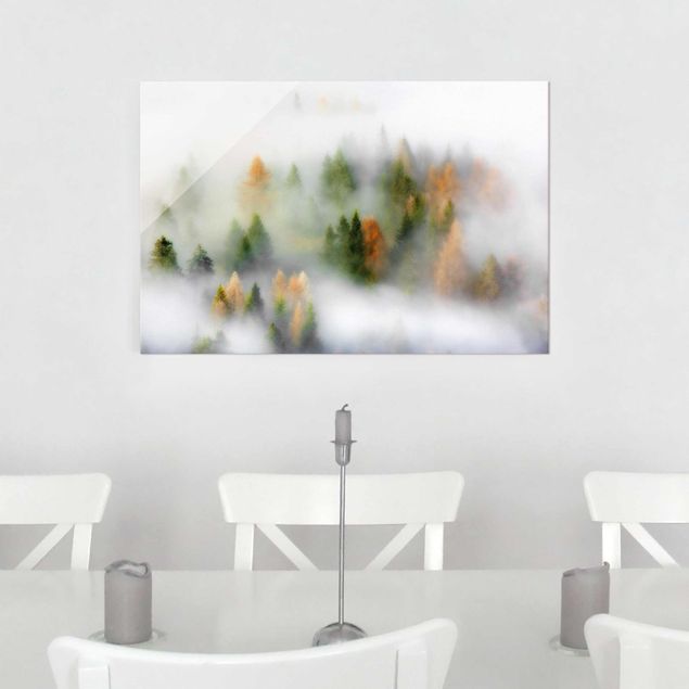 Landscape canvas prints Cloud Forest In Autumn