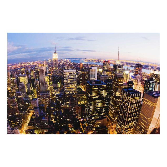 Contemporary art prints New York Skyline At Night