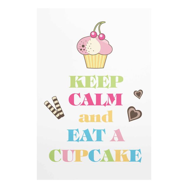 Prints Keep Calm And Eat A Cupcake Bunt