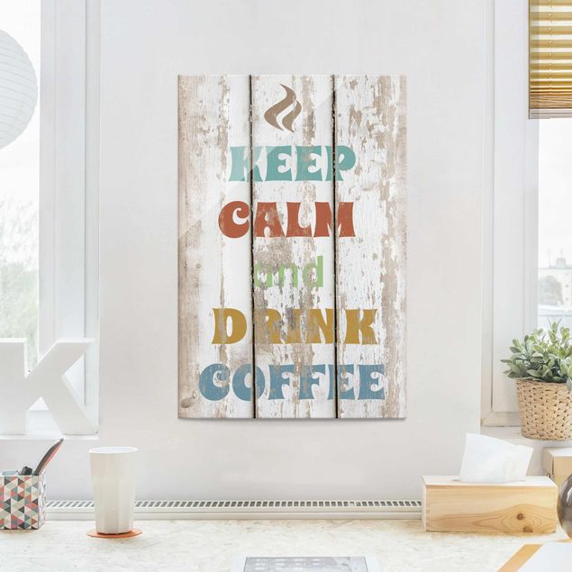 Glass prints sayings & quotes No.RS184 Drink Coffee