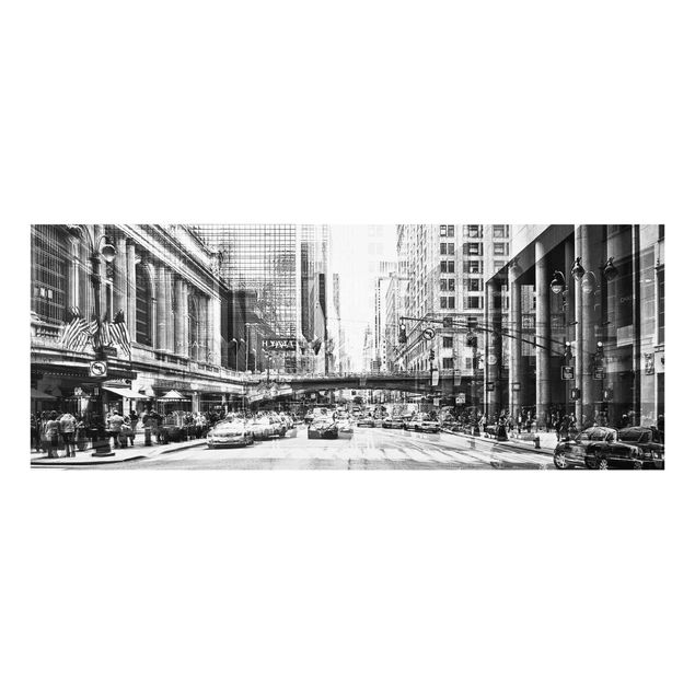 Glass prints black and white NYC Urban black and white