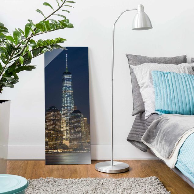 Glass prints architecture and skylines One World Trade Center