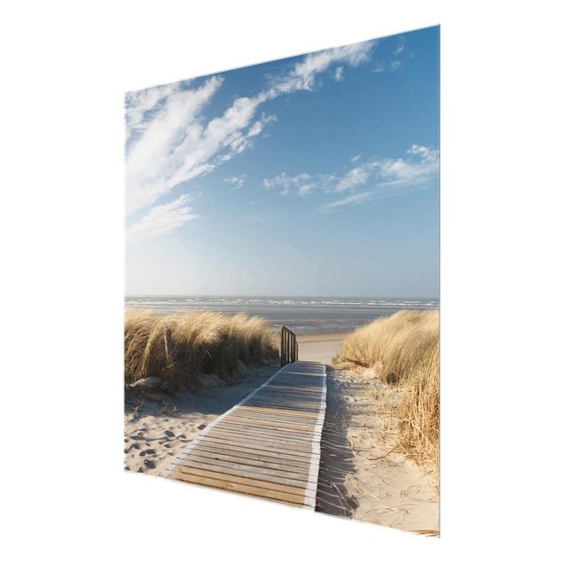 Glass prints landscape Baltic Sea Beach
