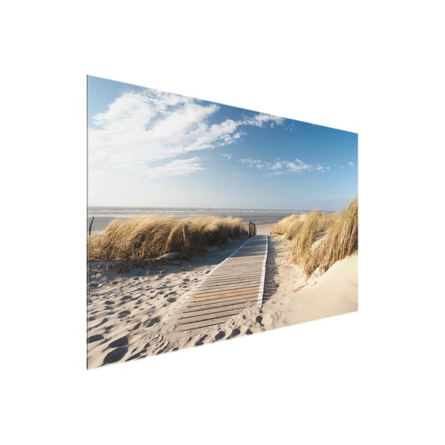 Beach canvas art Baltic Sea Beach