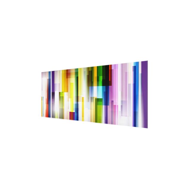 Magnettafel Glas Rainbow Cubes