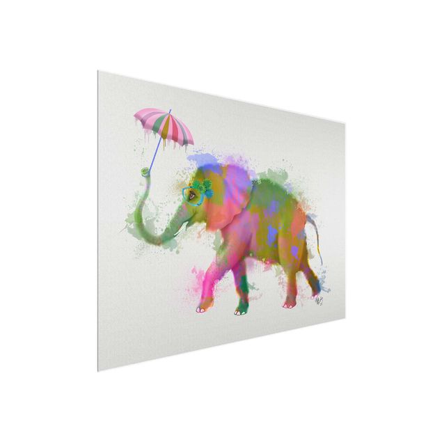 Prints animals Rainbow Splash Elephant