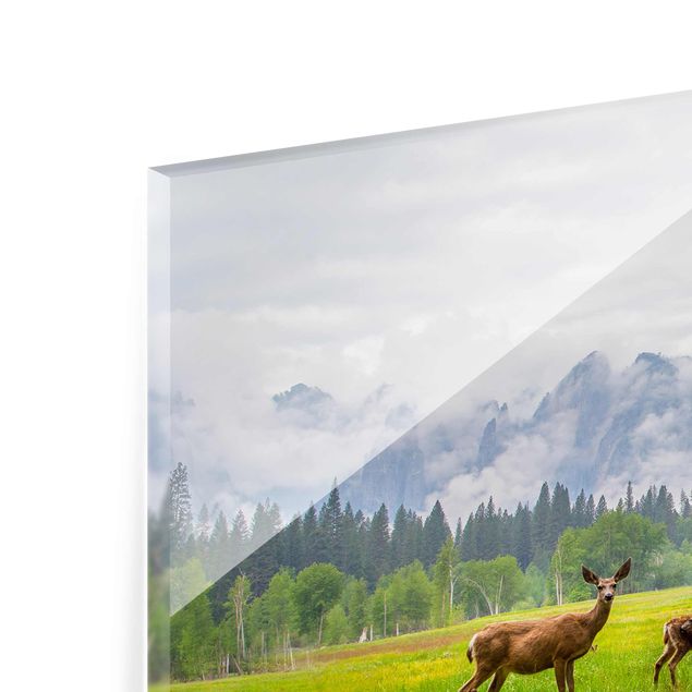 Animal wall art Deer In The Mountains