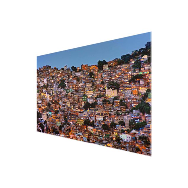 Prints brown Rio De Janeiro Favela Sunset