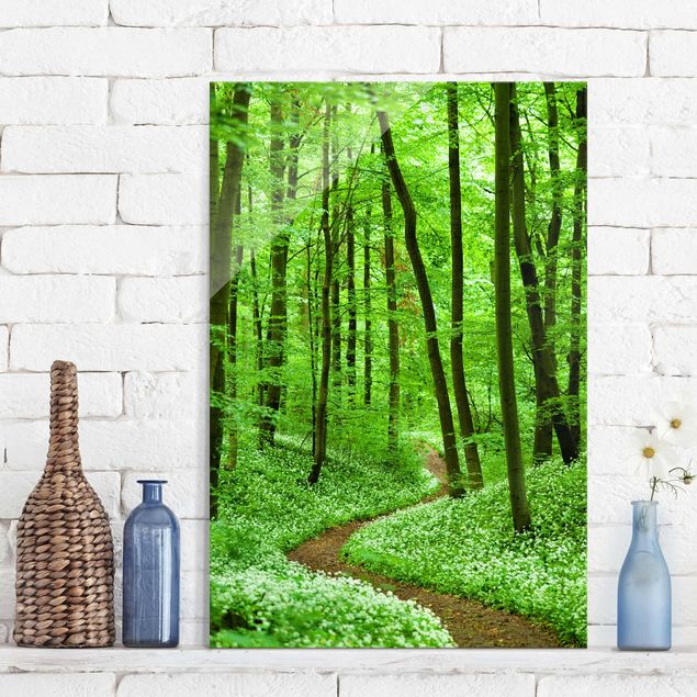 Landscape wall art Romantic Forest Track