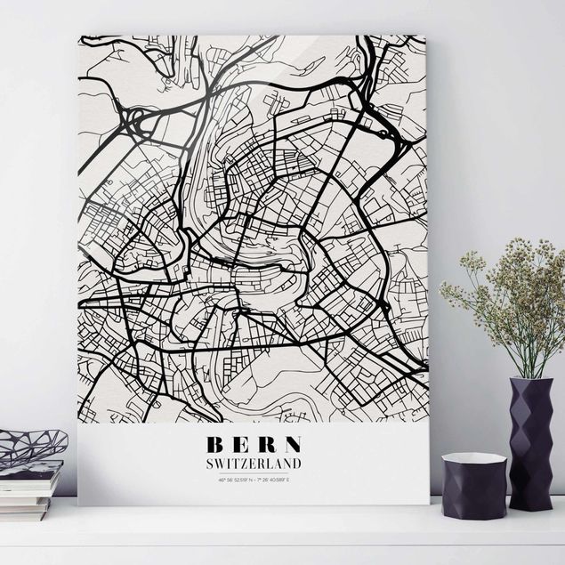 Kitchen Bern City Map - Classical