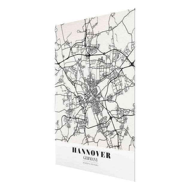 Prints Hannover City Map - Classic