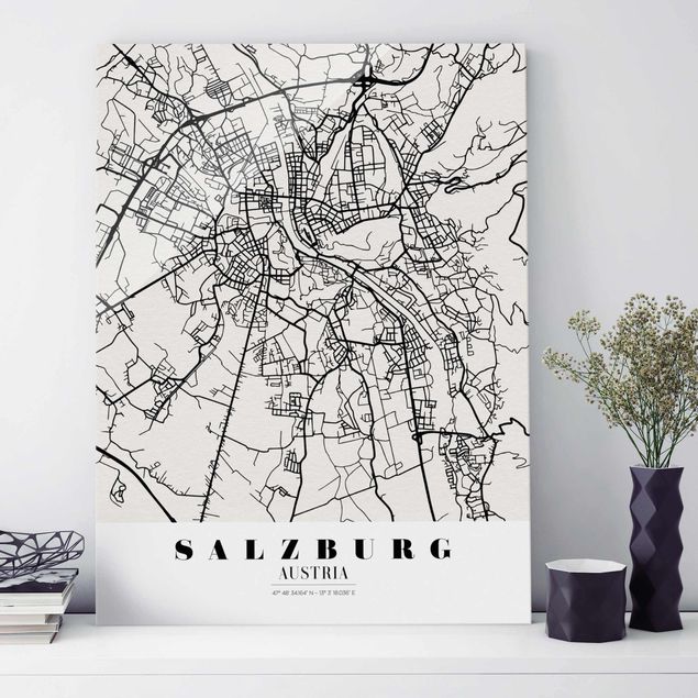 Kitchen Salzburg City Map - Classic