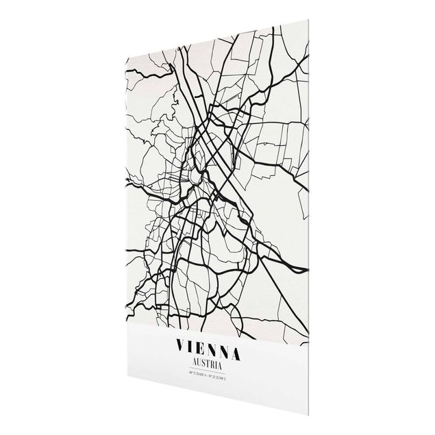 Prints Vienna City Map - Classic