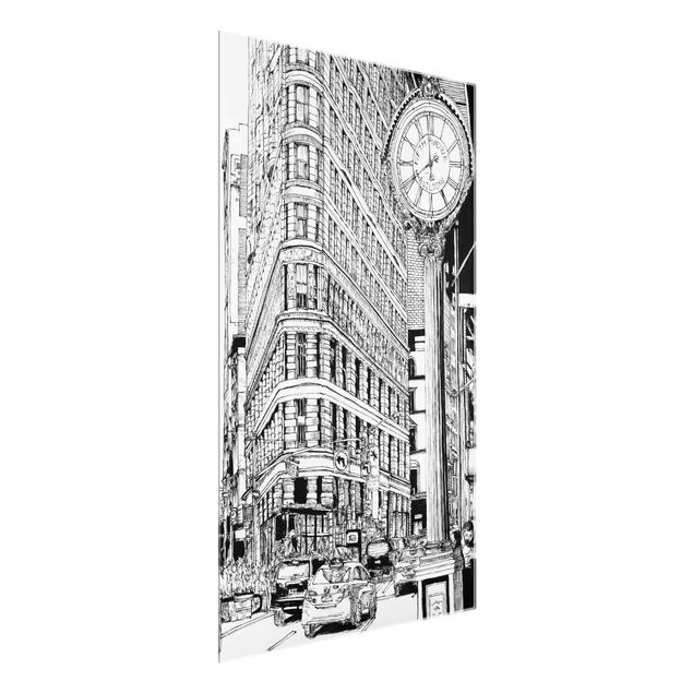 Modern art prints City Study - Flatiron Building