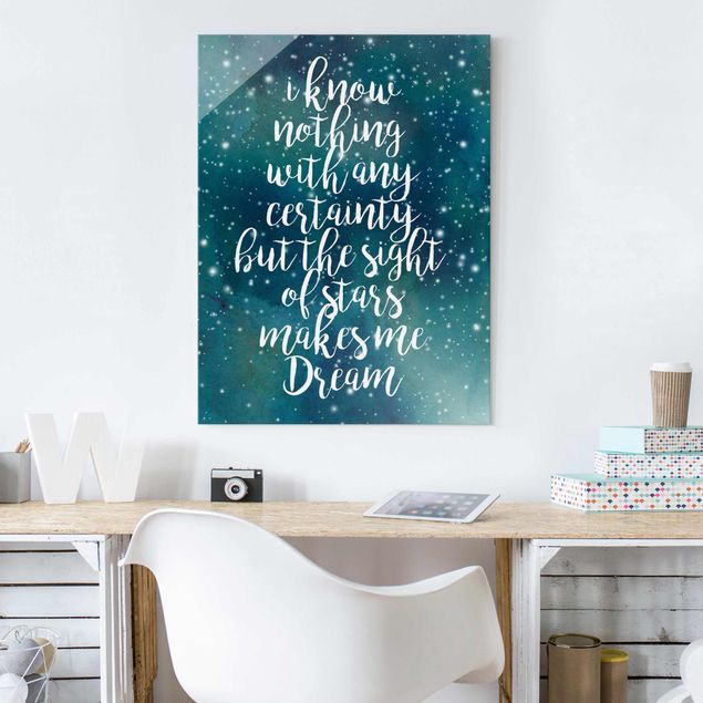 Prints quotes Starry Certainty