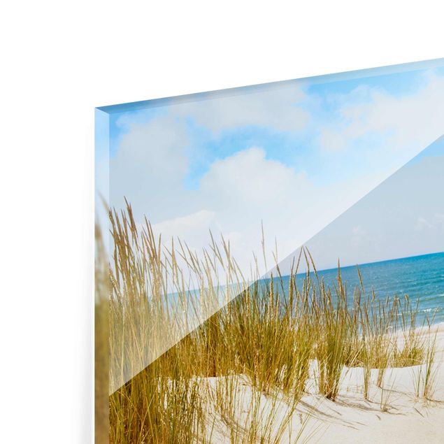 Glass prints beach Beach On The North Sea
